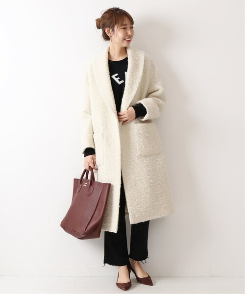 【限定セール！】 Spick & Span（スピックアンドスパン）の「ヘアリーウール ジャケット・アウター