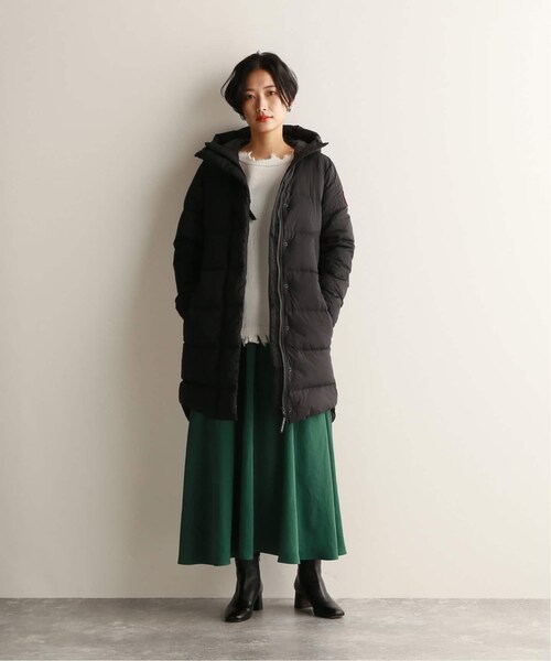 JOURNAL STANDARD(ジャーナルスタンダード)の「【CANADA GOOSE/カナダグース】5077L ALLISTON COAT:ダウンジャケット(その他・ブラック/XS/S/M)」の4枚目の写真