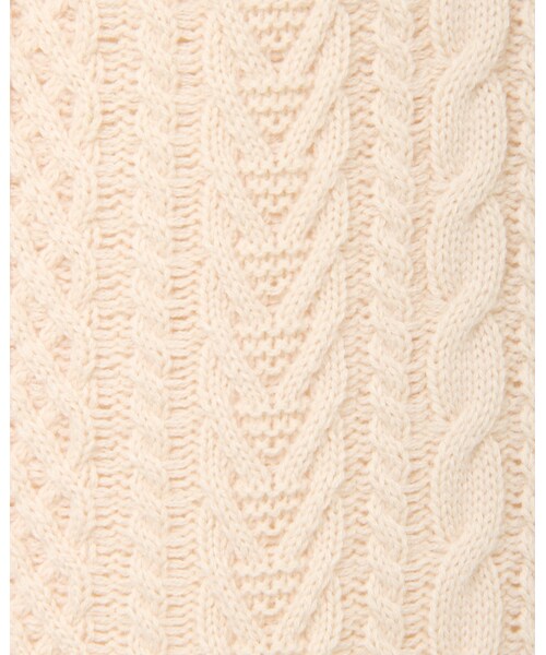 INGNI（イング）の「ケーブルロング／スカート（スカート・レディース・ｱｲﾎﾞﾘｰ/ｸﾛ/ﾍﾞｰｼﾞｭ/ﾓｶ・M）」の3枚目の写真