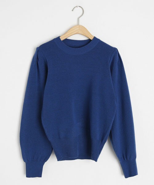 DHOLIC（ディーホリック）の「アクリルパフニット（ニット/セーター・レディース・ピンク/ブラック/ブルー/ベージュ・FREE）」の4枚目の写真