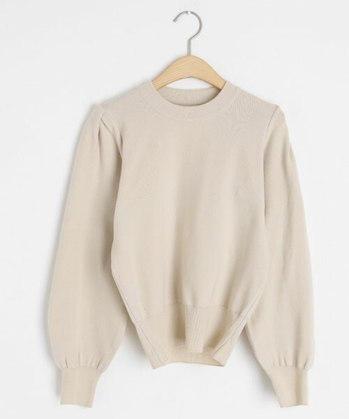 DHOLIC（ディーホリック）の「アクリルパフニット（ニット/セーター・レディース・ピンク/ブラック/ブルー/ベージュ・FREE）」の3枚目の写真