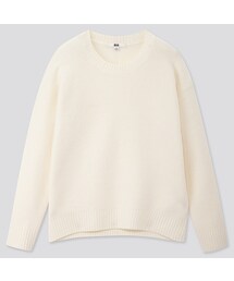 UNIQLO | ライトスフレヤーンリラックスクルーネックセーター（長袖）(ニット/セーター)
