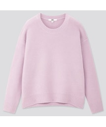UNIQLO | ライトスフレヤーンリラックスクルーネックセーター（長袖）(ニット/セーター)