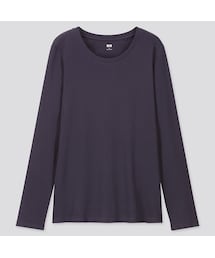 UNIQLO | コットンフライスクルーネックT（長袖）(Tシャツ/カットソー)
