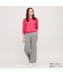 UNIQLO | ハイウエストワイドパンツ（丈標準69～71cm）(その他パンツ)