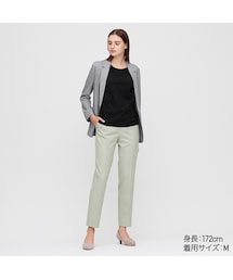 UNIQLO | EZYアンクルパンツ（2WAYストレッチ・丈長め71cm）(その他パンツ)