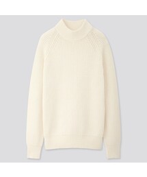UNIQLO | ミドルゲージモックネックセーター（長袖） (ニット/セーター)