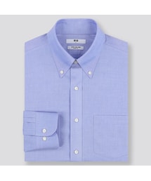 UNIQLO | ファインクロススーパーノンアイロンスリムフィットシャツ（ボタンダウン・長袖）(シャツ/ブラウス)