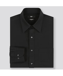 UNIQLO | ファインクロススーパーノンアイロンスリムフィットシャツ（レギュラーカラー・長袖）(シャツ/ブラウス)