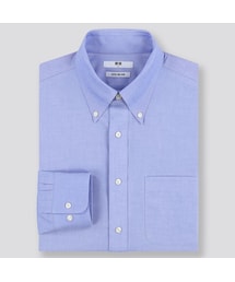 UNIQLO | ファインクロススーパーノンアイロンシャツ（ボタンダウン・長袖）(シャツ/ブラウス)