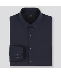 UNIQLO | ファインクロスストレッチスリムフィットブロードシャツ（レギュラーカラー・長袖）(シャツ/ブラウス)