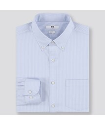 UNIQLO | ファインクロスストレッチスリムフィットドビーシャツ（ボタンダウン・長袖）(シャツ/ブラウス)