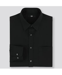 UNIQLO | ファインクロスブロードシャツ（レギュラーカラー・長袖）(シャツ/ブラウス)