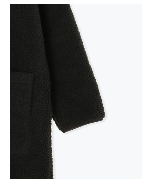 Samansa Mos2（サマンサ モスモス）の「リバーシブルボアコート（ジャケット/アウター・チャコールグレー/ベージュ/カーキ・F）」の4枚目の写真