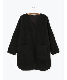 Samansa Mos2 | リバーシブルボアコート(ジャケット/アウター)