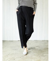E hyphen world gallery | フロントスリットパンツ(パンツ)