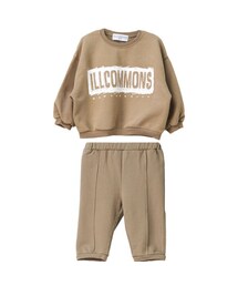 STORES.jp | ILLCOMMONS KIDS SWEAT SET-UP KHAKI（イルコモンズ  キッズセットアップ　カーキ）(スウェット)
