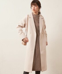 natural couture | ウエストマーク大人きれめコート(チェスターコート)