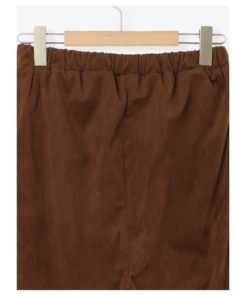 ehka sopo（エヘカソポ）の「カットコールパンツ（パンツ・アイボリー/ベージュ/ブラウン・F）」の6枚目の写真