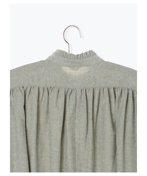 Samansa Mos2（サマンサ モスモス）の「リカバーウールクラシックワンピース（ワンピース/ドレス・ブラック/ベージュ/ブラウン/グリーン・F）」の6枚目の写真