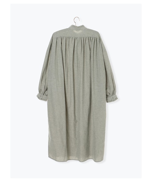 Samansa Mos2（サマンサ モスモス）の「リカバーウールクラシックワンピース（ワンピース/ドレス・ブラック/ベージュ/ブラウン/グリーン・F）」の2枚目の写真
