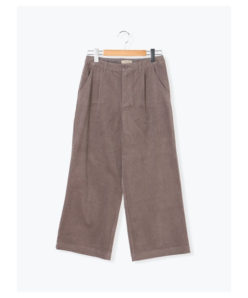 Samansa Mos2（サマンサ モスモス）の「コーデュロイワイドストレートパンツ（パンツ・アイボリー/ベージュ/モカ/ネイビー・F）」の10枚目の写真