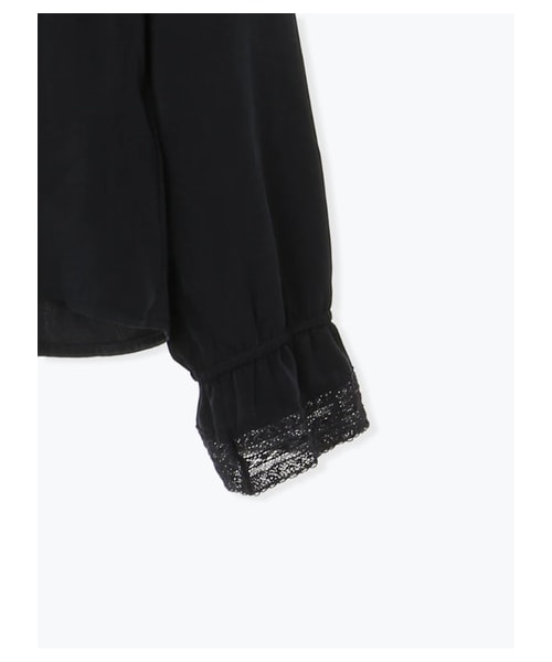 Te chichi（テチチ）の「スタンドレースブラウスLS（トップス・オフホワイト/ネイビー・F）」の4枚目の写真