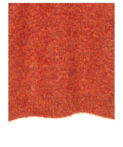 earth music&ecology(アースミュージックアンドエコロジー)の「SLF ブークレタートルネックロングニットワンピース(ワンピース/ドレス・ベージュ/オレンジ・F)」の5枚目の写真