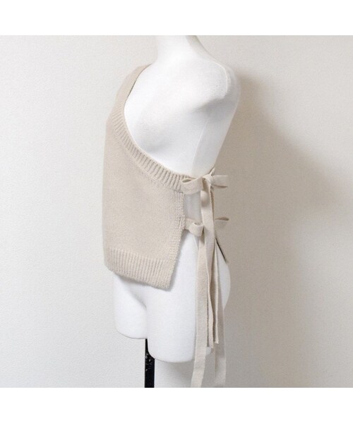 no brand（ノーブランド）の「ワンショルニットベスト（ベスト・レディース・その他）」の9枚目の写真