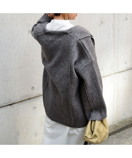 no brand（ノーブランド）の「オーバーニットCT（カーディガン/ボレロ・レディース・その他）」の6枚目の写真