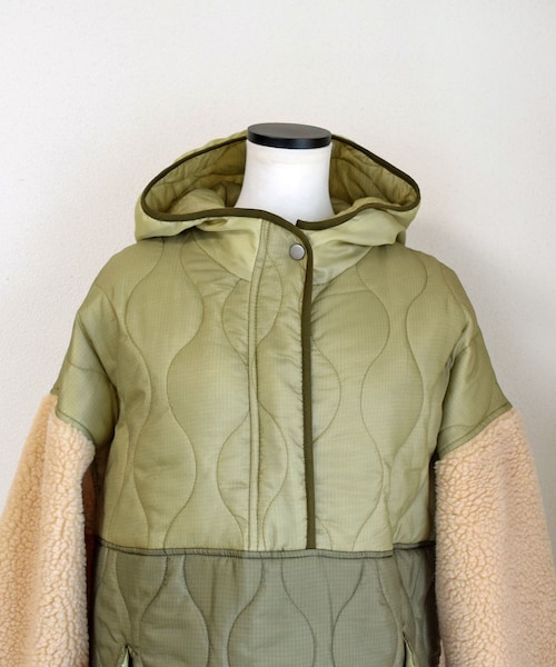 no brand（ノーブランド）の「キルト×ボアZIPナイロンアウター（ダウンジャケット/コート・レディース・その他）」の14枚目の写真