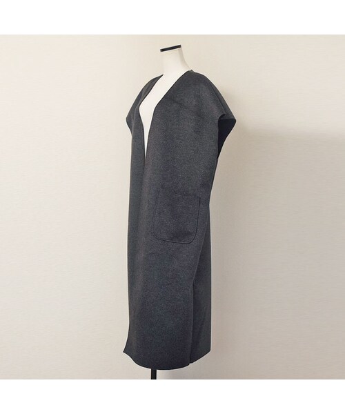 no brand（ノーブランド）の「ウールロングジレ（その他アウター・レディース・その他）」の14枚目の写真