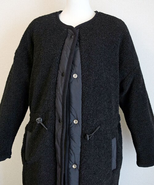 no brand（ノーブランド）の「リバーシブルボアコート（ダウンジャケット/コート・レディース・その他）」の10枚目の写真