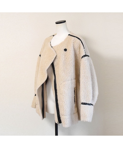 no brand(ノーブランド)の「パイピングボアJK(ブルゾン・レディース・その他)」の14枚目の写真