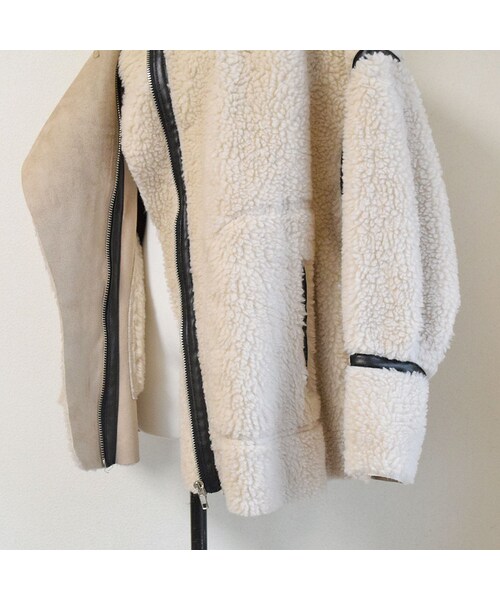 no brand(ノーブランド)の「パイピングボアJK(ブルゾン・レディース・その他)」の15枚目の写真