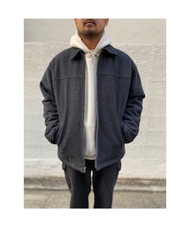 GAP（ギャップ）の「OLD GAP / Full Zip Wool Jacket / Black / Used