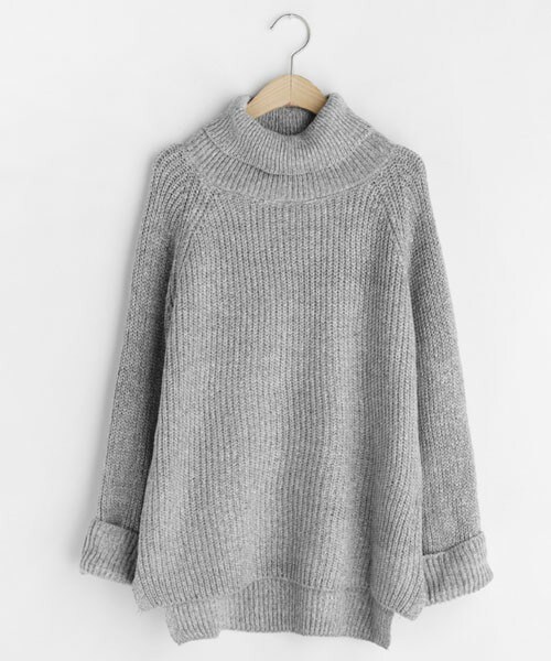 DHOLIC（ディーホリック）の「ロールアップスリーブメランジニット（ニット/セーター・レディース・その他/グレー/ベージュ/パープル・FREE）」の2枚目の写真