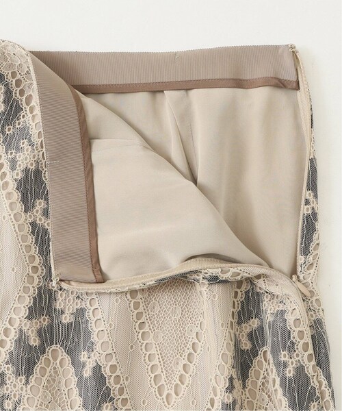 IENA（イエナ）の「《追加》パネルレースロングスカート◆（スカート・ナチュラル/34/36/38/40/在庫なし）」の13枚目の写真