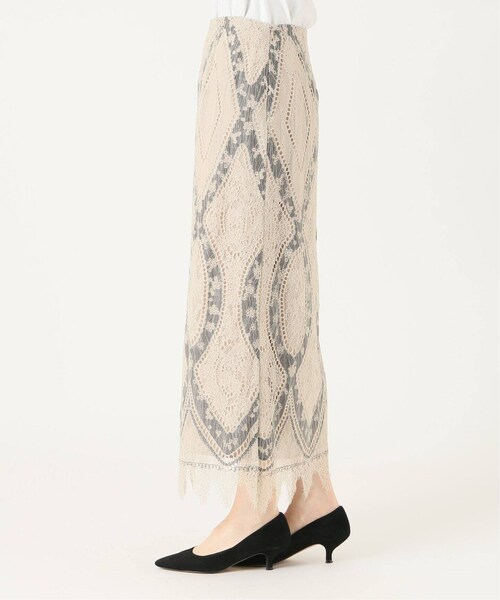 IENA（イエナ）の「《追加》パネルレースロングスカート◆（スカート・ナチュラル/34/36/38/40/在庫なし）」の9枚目の写真