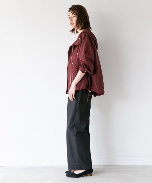 LEPSIM（レプシィム）の「ソフトチノストレートパンツ（パンツ・ブラック/ベージュ/ブラウン）」の6枚目の写真