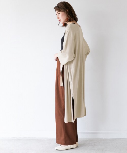 LEPSIM（レプシィム）の「ソフトチノストレートパンツ（パンツ・ブラック/ベージュ/ブラウン）」の20枚目の写真