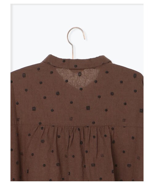 Samansa Mos2(サマンサ モスモス)の「チョコレート刺繍ワンピース(ワンピース/ドレス・ブラック/ベージュ/ブラウン・F)」の6枚目の写真