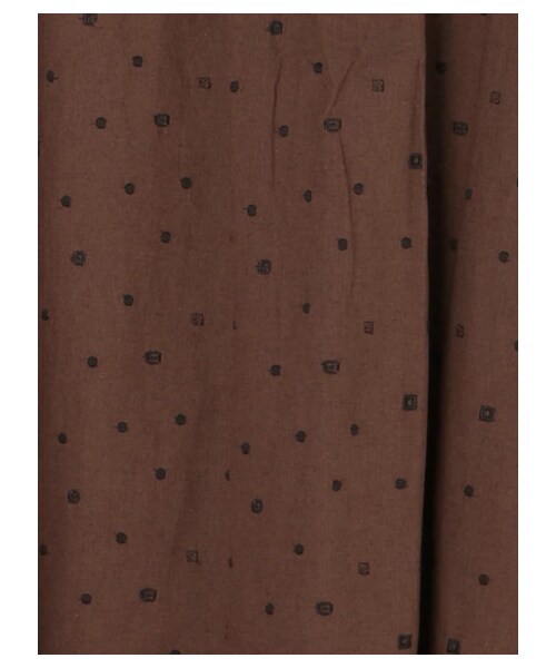 Samansa Mos2(サマンサ モスモス)の「チョコレート刺繍ワンピース(ワンピース/ドレス・ブラック/ベージュ/ブラウン・F)」の7枚目の写真