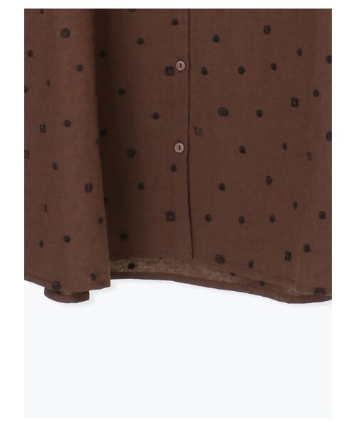 Samansa Mos2(サマンサ モスモス)の「チョコレート刺繍ワンピース(ワンピース/ドレス・ブラック/ベージュ/ブラウン・F)」の5枚目の写真