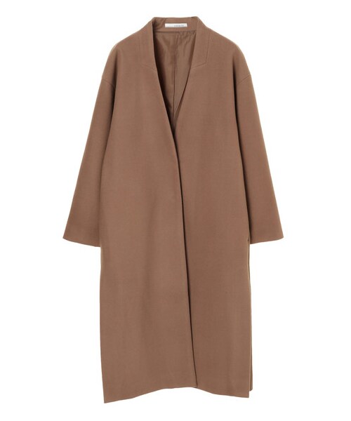 Green　Parks（グリーンパークス）の「・ELENCARE DUE モッサVネックコート（ジャケット/アウター・チャコールグレー/ベージュ/モカ/パープル・F）」の13枚目の写真