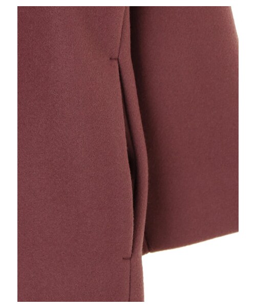 Green　Parks（グリーンパークス）の「・ELENCARE DUE モッサVネックコート（ジャケット/アウター・チャコールグレー/ベージュ/モカ/パープル・F）」の6枚目の写真