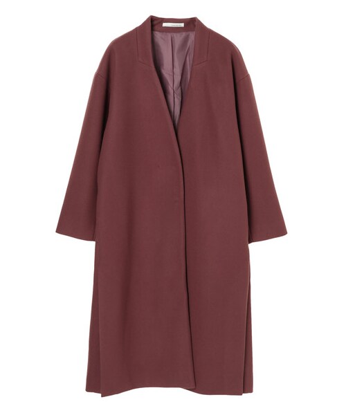 Green　Parks（グリーンパークス）の「・ELENCARE DUE モッサVネックコート（ジャケット/アウター・チャコールグレー/ベージュ/モカ/パープル・F）」の14枚目の写真