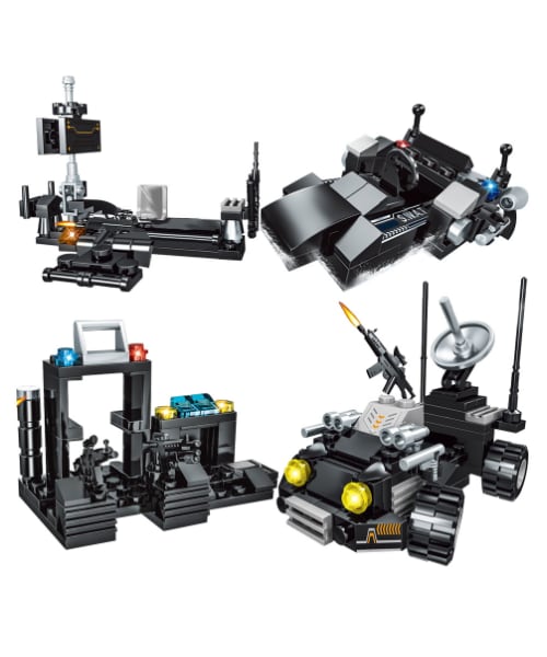 no brand(ノーブランド)の「レゴ互換 警察 特殊部隊 ヘリコプター トラック 車両 車 潜水艦 LEGO互換 ブロックセット(その他・メンズ・その他)」の6枚目の写真