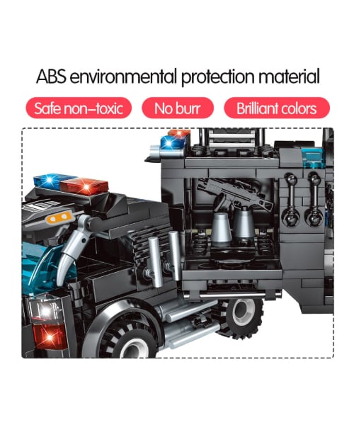 no brand(ノーブランド)の「レゴ互換 警察 特殊部隊 ヘリコプター トラック 車両 車 潜水艦 LEGO互換 ブロックセット(その他・メンズ・その他)」の4枚目の写真