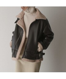 Lavish Gate | 10月上旬入荷分　予約販売　coat-02027　エコレザー　B-3 　フライトジャケット　ダークブラウン(その他アウター)